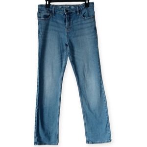 Cat & Jack Youth Boys' Straight Fit Stretch Jeans. Size 16. Color Blue.
